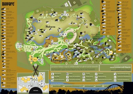 Bioparc Valencia Map | Love Valencia