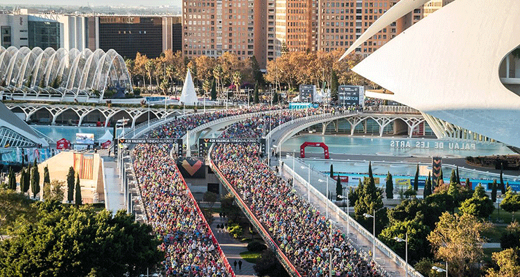 Carrera Running Valencia Maraton