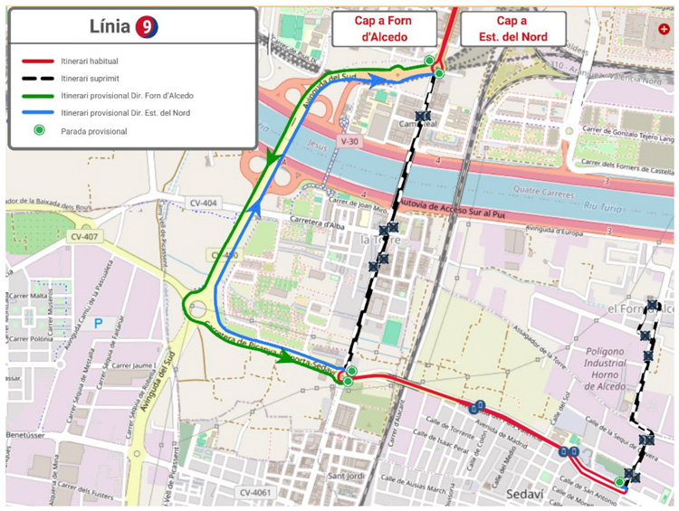 emt valencia adapta sus lineas para llegar a los pueblos afectados dana valencia