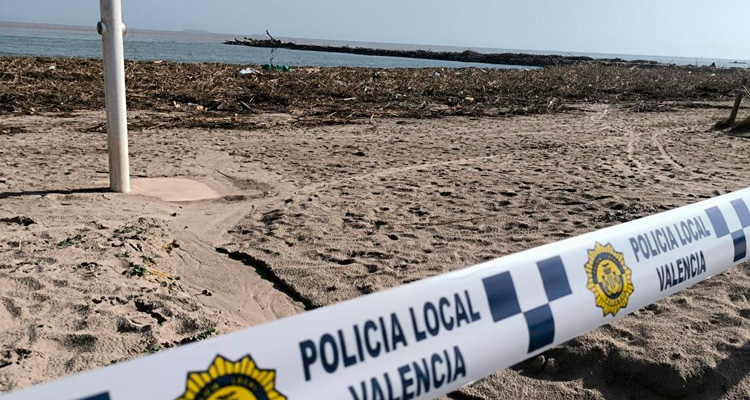 valencia cierras sus playas por la dana